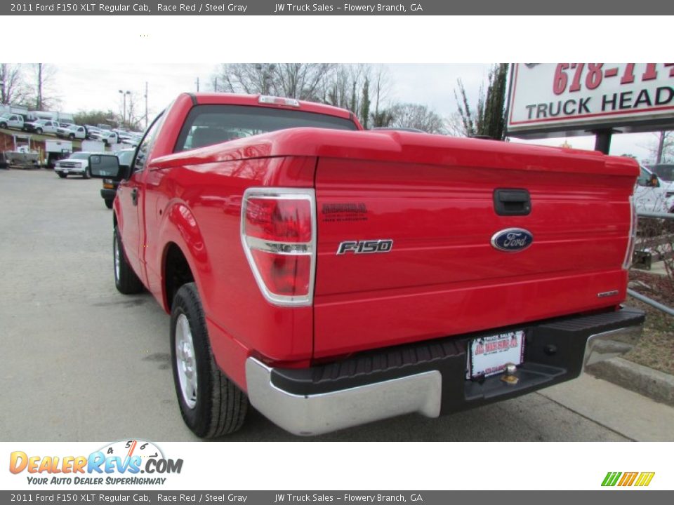 2011 Ford F150 XLT Regular Cab Race Red / Steel Gray Photo #6