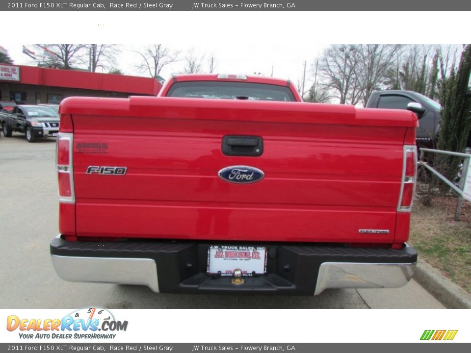2011 Ford F150 XLT Regular Cab Race Red / Steel Gray Photo #7