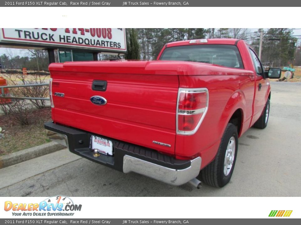 2011 Ford F150 XLT Regular Cab Race Red / Steel Gray Photo #8