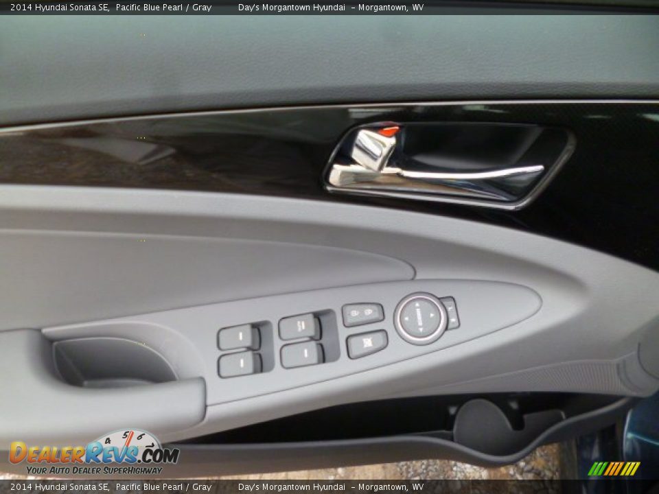 2014 Hyundai Sonata SE Pacific Blue Pearl / Gray Photo #16