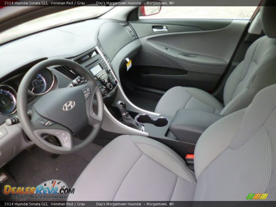 2014 Hyundai Sonata GLS Venetian Red / Gray Photo #16