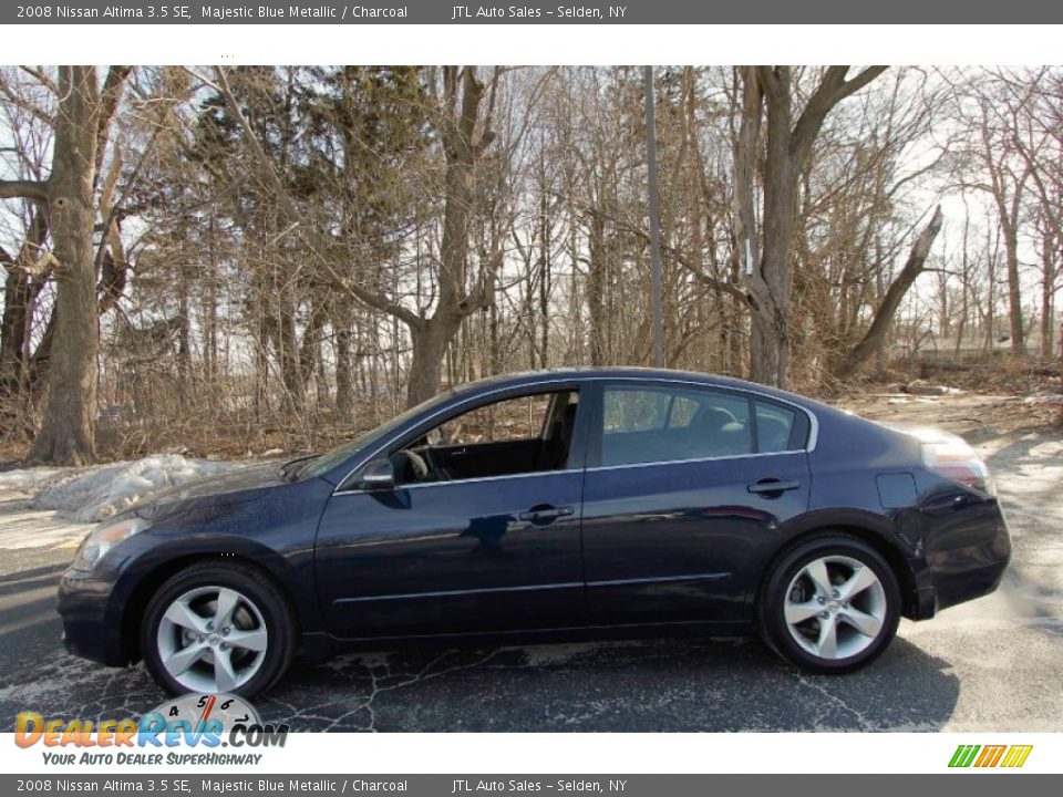 2008 Nissan Altima 3.5 SE Majestic Blue Metallic / Charcoal Photo #3