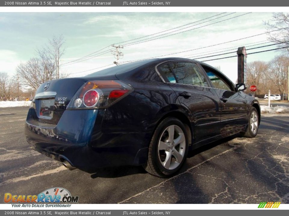2008 Nissan Altima 3.5 SE Majestic Blue Metallic / Charcoal Photo #6