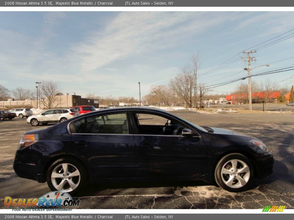 2008 Nissan Altima 3.5 SE Majestic Blue Metallic / Charcoal Photo #7
