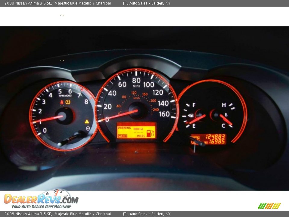 2008 Nissan Altima 3.5 SE Majestic Blue Metallic / Charcoal Photo #17