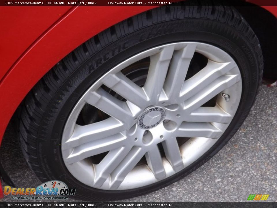 2009 Mercedes-Benz C 300 4Matic Mars Red / Black Photo #5