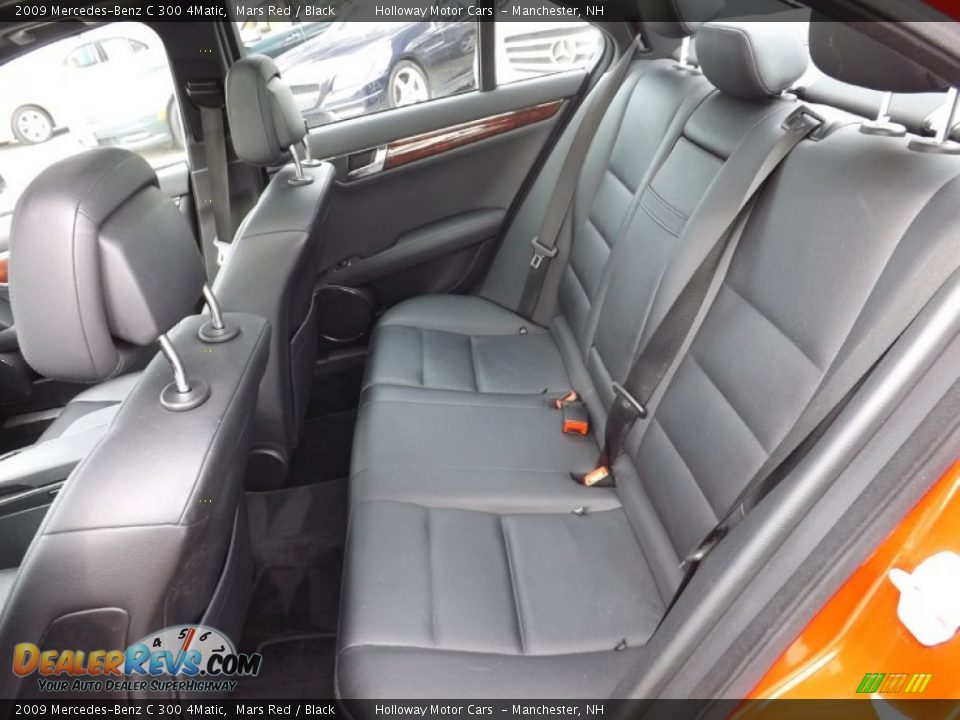 2009 Mercedes-Benz C 300 4Matic Mars Red / Black Photo #6