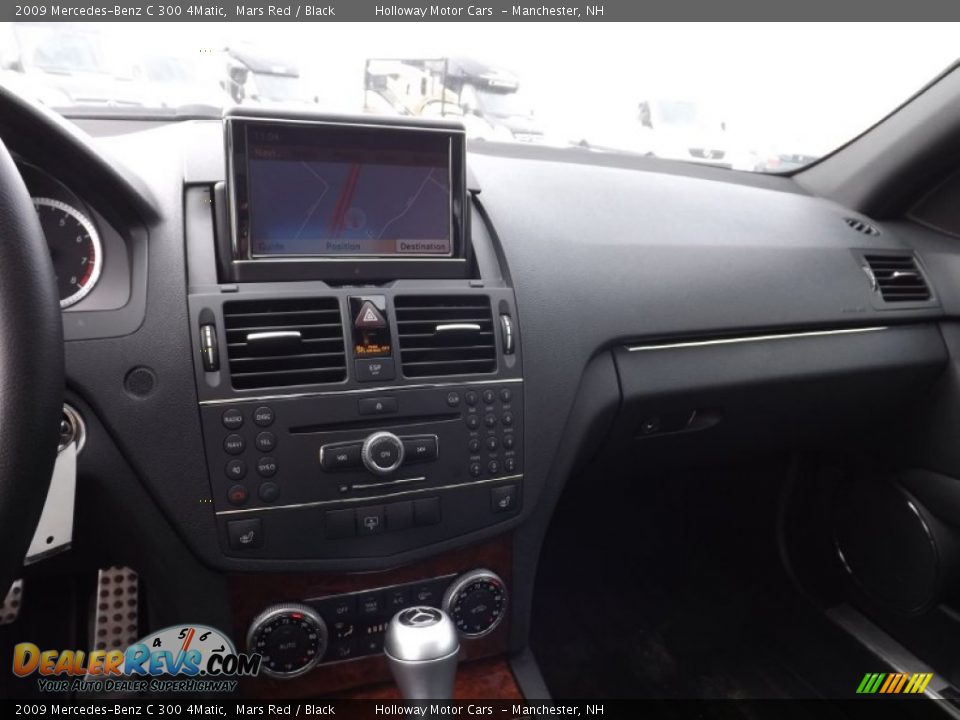 2009 Mercedes-Benz C 300 4Matic Mars Red / Black Photo #10