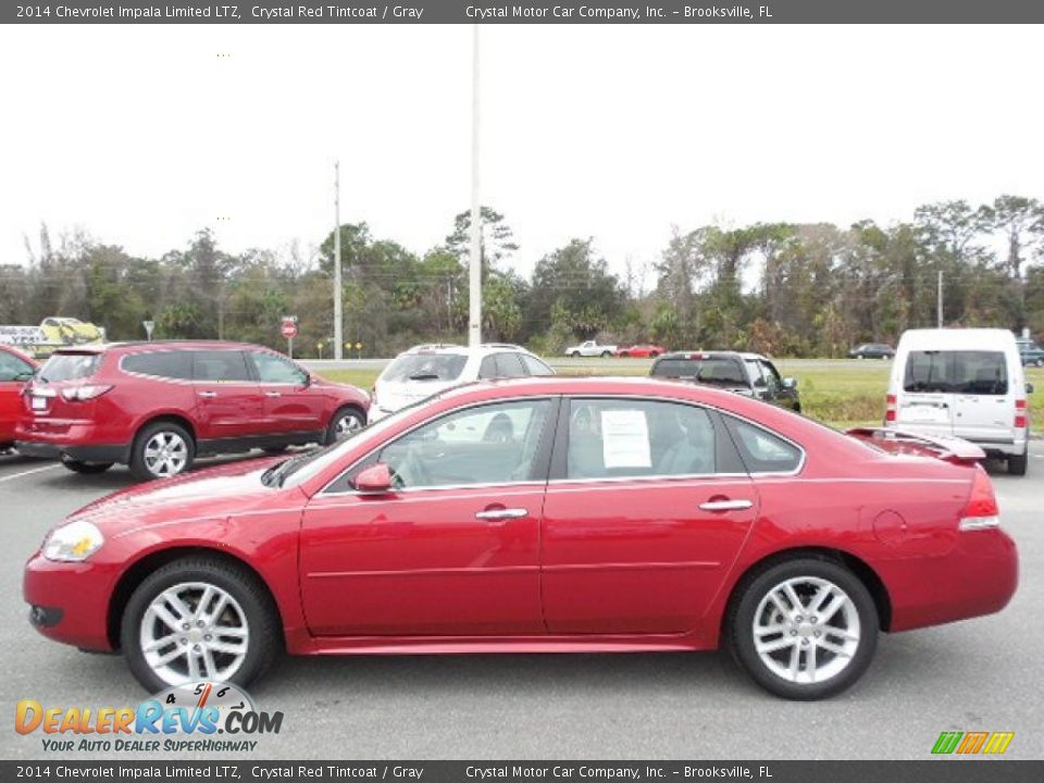 2014 Chevrolet Impala Limited LTZ Crystal Red Tintcoat / Gray Photo #2