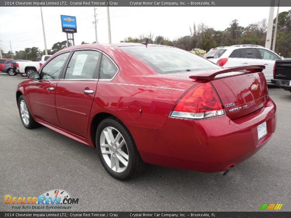 2014 Chevrolet Impala Limited LTZ Crystal Red Tintcoat / Gray Photo #3