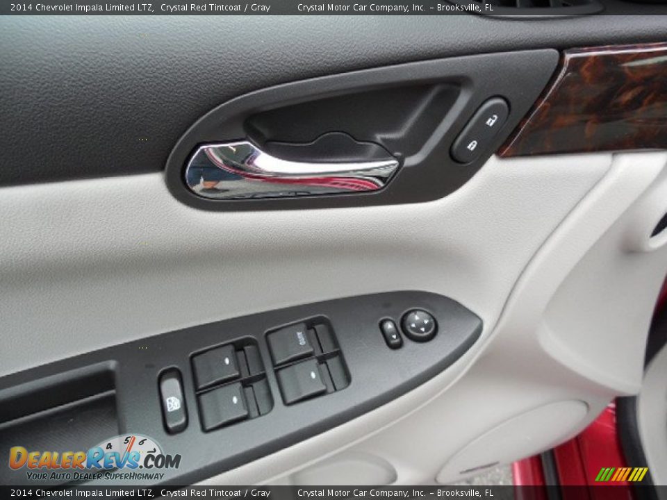 2014 Chevrolet Impala Limited LTZ Crystal Red Tintcoat / Gray Photo #17