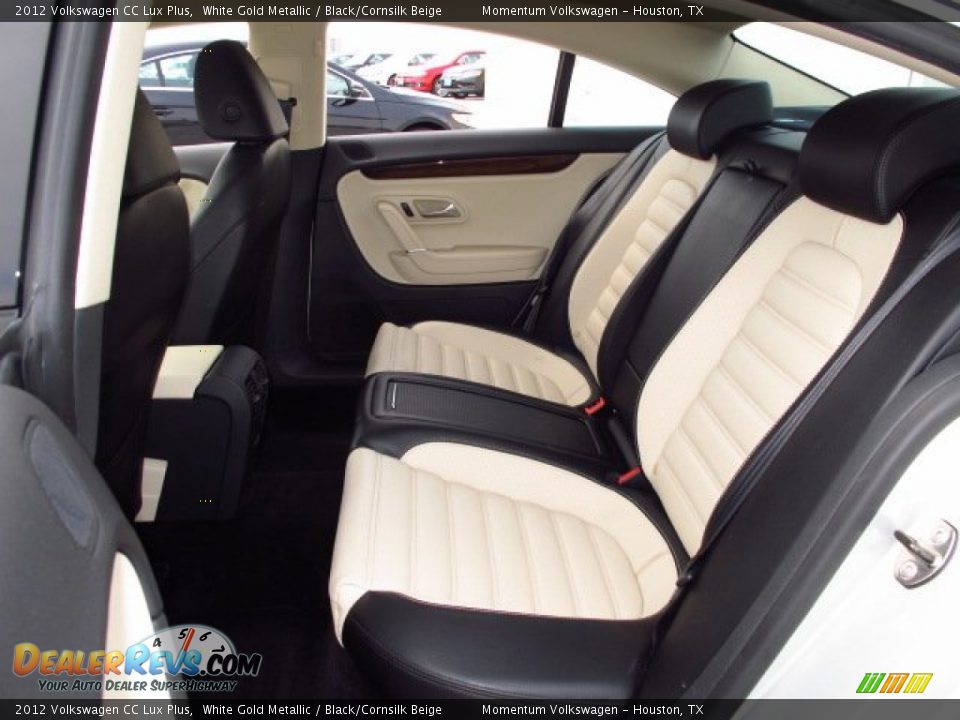 2012 Volkswagen CC Lux Plus White Gold Metallic / Black/Cornsilk Beige Photo #15