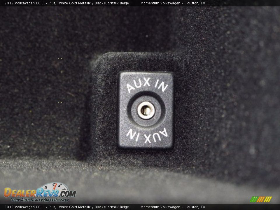 2012 Volkswagen CC Lux Plus White Gold Metallic / Black/Cornsilk Beige Photo #27