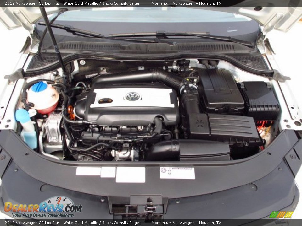 2012 Volkswagen CC Lux Plus White Gold Metallic / Black/Cornsilk Beige Photo #34