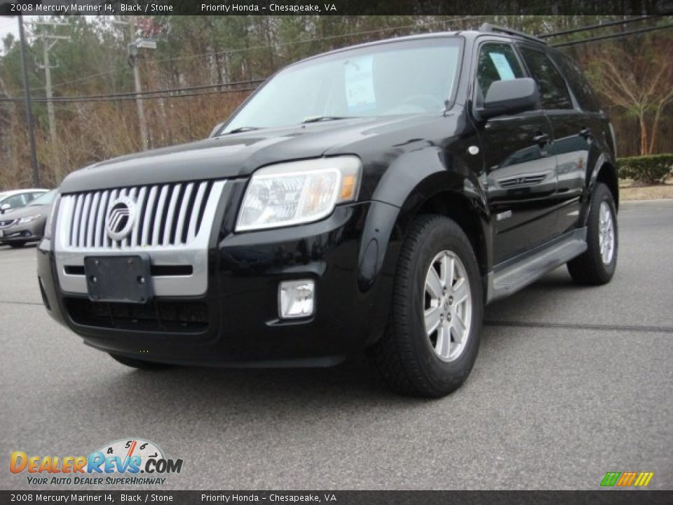 2008 Mercury Mariner I4 Black / Stone Photo #1