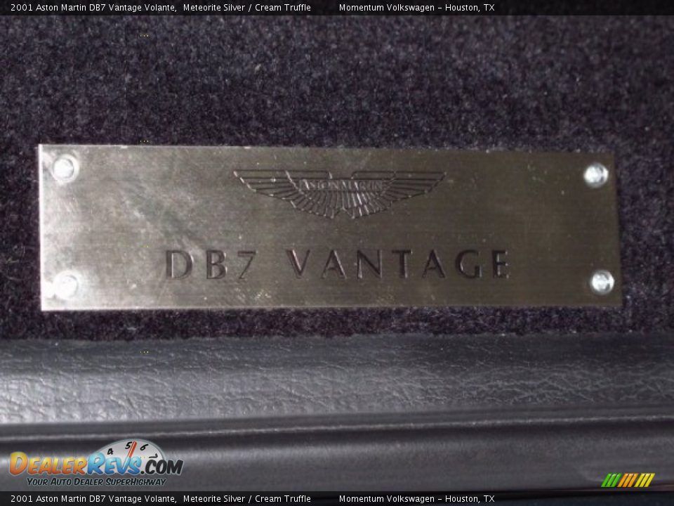 2001 Aston Martin DB7 Vantage Volante Logo Photo #27