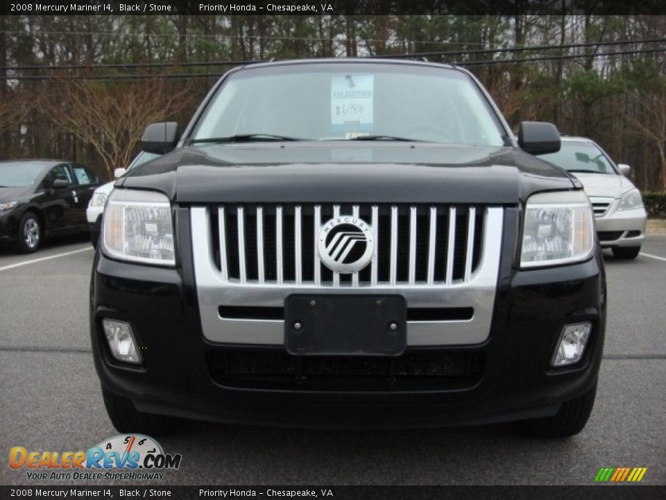 2008 Mercury Mariner I4 Black / Stone Photo #8