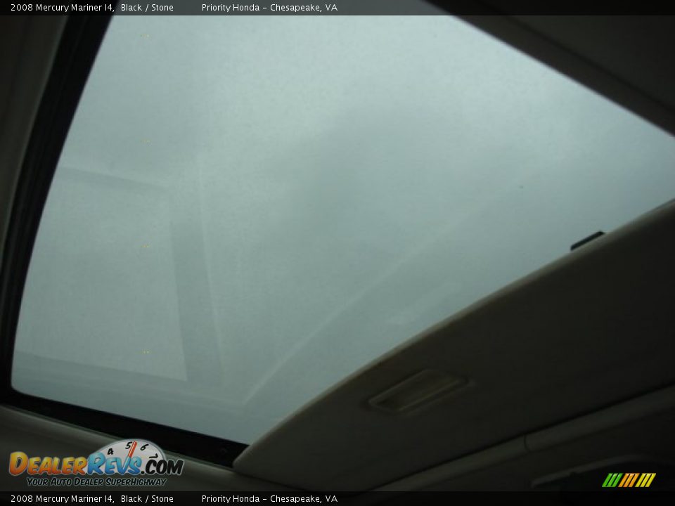 2008 Mercury Mariner I4 Black / Stone Photo #11