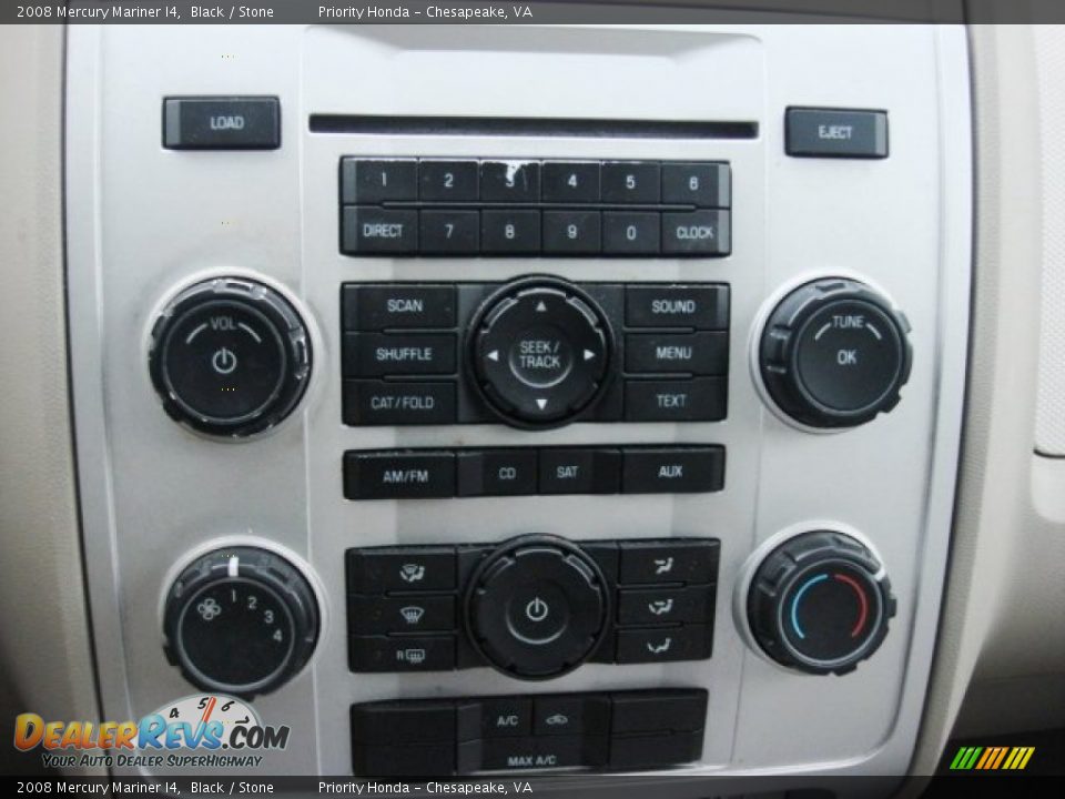 2008 Mercury Mariner I4 Black / Stone Photo #13