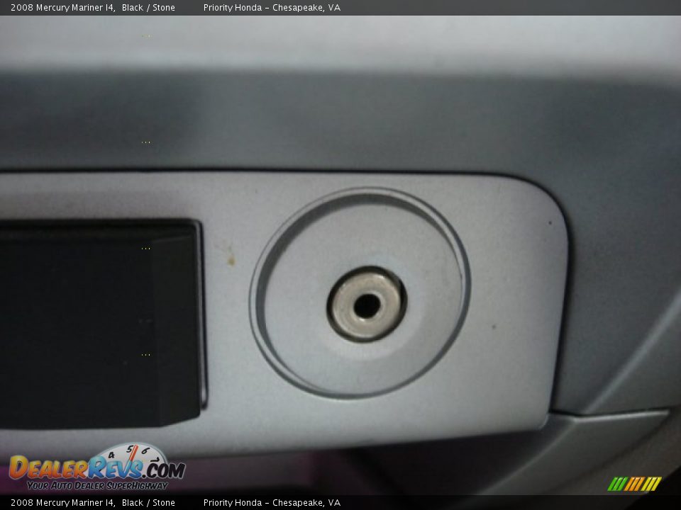 2008 Mercury Mariner I4 Black / Stone Photo #14