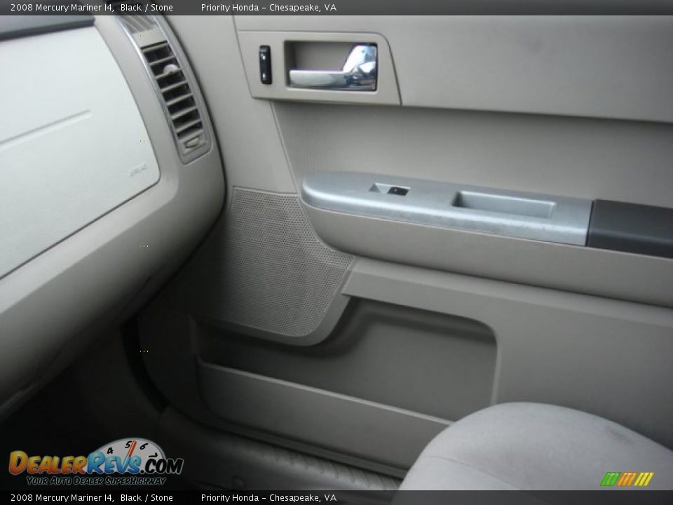 2008 Mercury Mariner I4 Black / Stone Photo #15