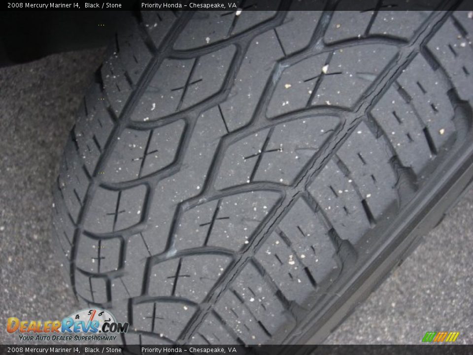 2008 Mercury Mariner I4 Black / Stone Photo #16