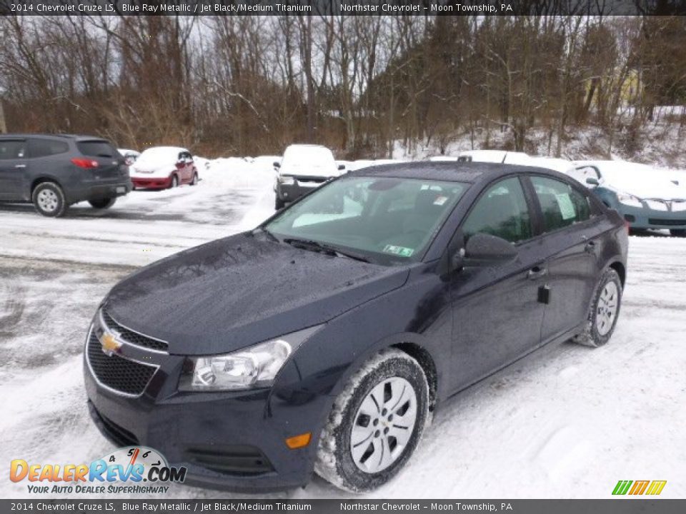 2014 Chevrolet Cruze LS Blue Ray Metallic / Jet Black/Medium Titanium Photo #1