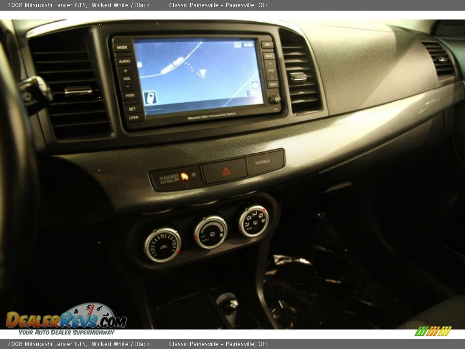 2008 Mitsubishi Lancer GTS Wicked White / Black Photo #8