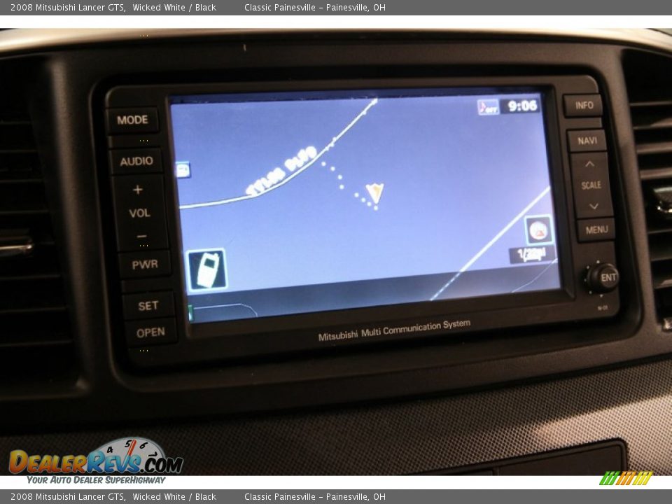 2008 Mitsubishi Lancer GTS Wicked White / Black Photo #9