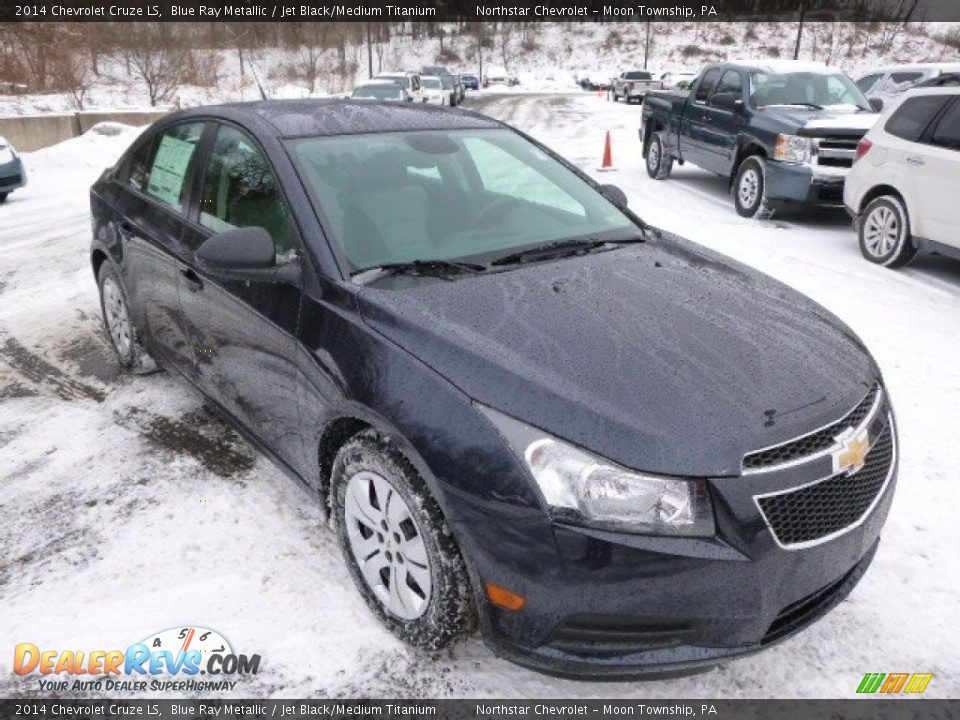 2014 Chevrolet Cruze LS Blue Ray Metallic / Jet Black/Medium Titanium Photo #3