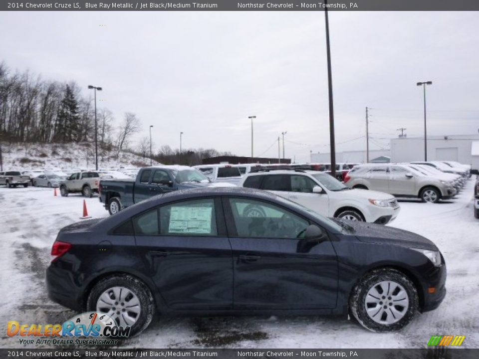2014 Chevrolet Cruze LS Blue Ray Metallic / Jet Black/Medium Titanium Photo #4