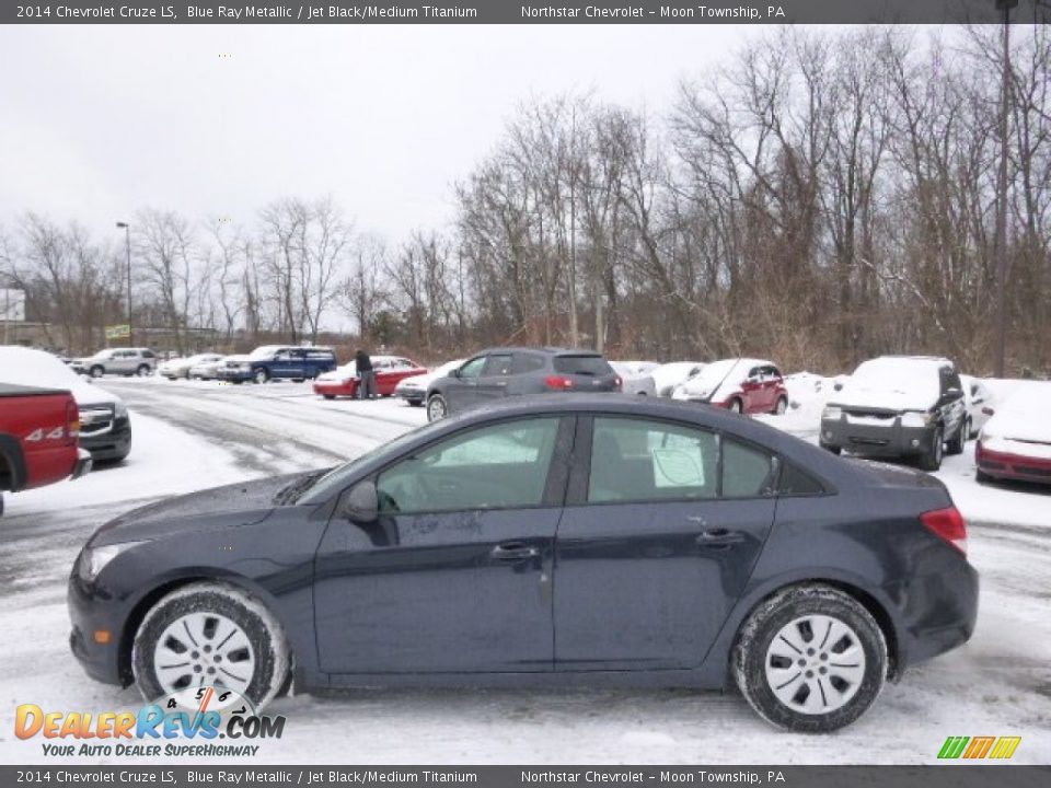 2014 Chevrolet Cruze LS Blue Ray Metallic / Jet Black/Medium Titanium Photo #8