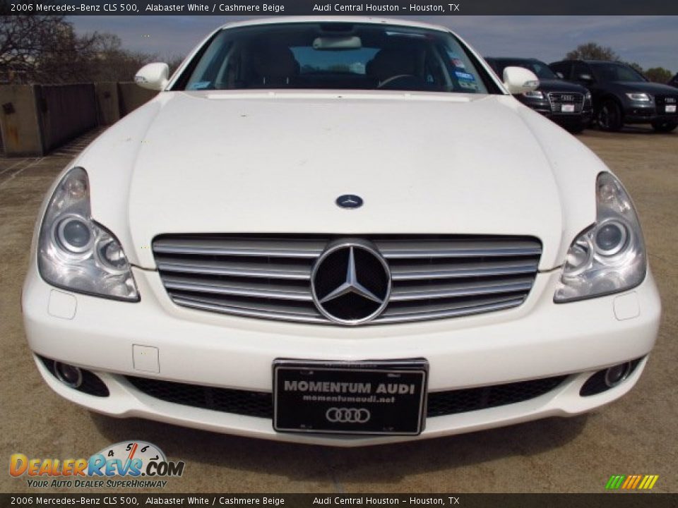 2006 Mercedes-Benz CLS 500 Alabaster White / Cashmere Beige Photo #6