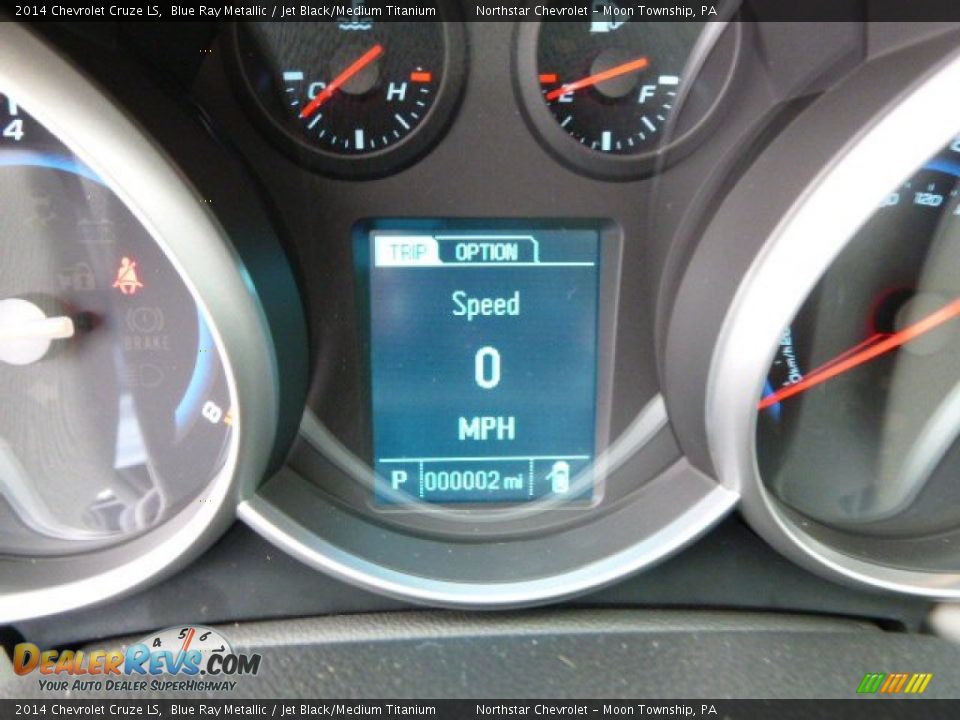 2014 Chevrolet Cruze LS Blue Ray Metallic / Jet Black/Medium Titanium Photo #19