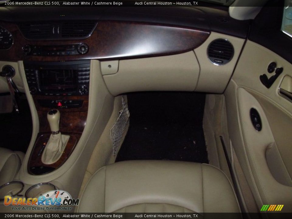 2006 Mercedes-Benz CLS 500 Alabaster White / Cashmere Beige Photo #19