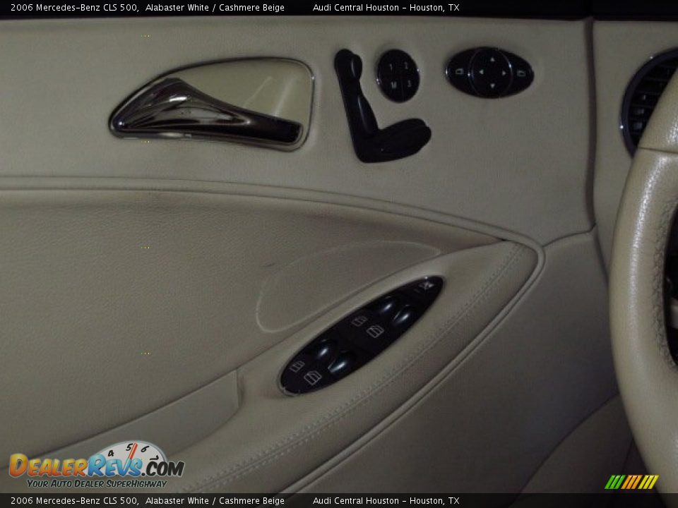 2006 Mercedes-Benz CLS 500 Alabaster White / Cashmere Beige Photo #22