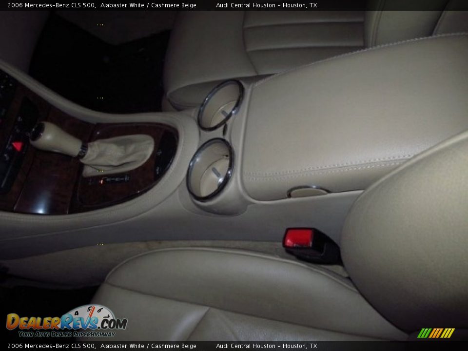 2006 Mercedes-Benz CLS 500 Alabaster White / Cashmere Beige Photo #24