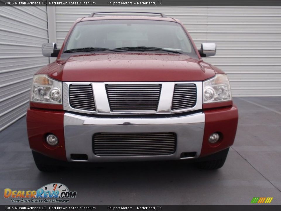 2006 Nissan Armada LE Red Brawn / Steel/Titanium Photo #8
