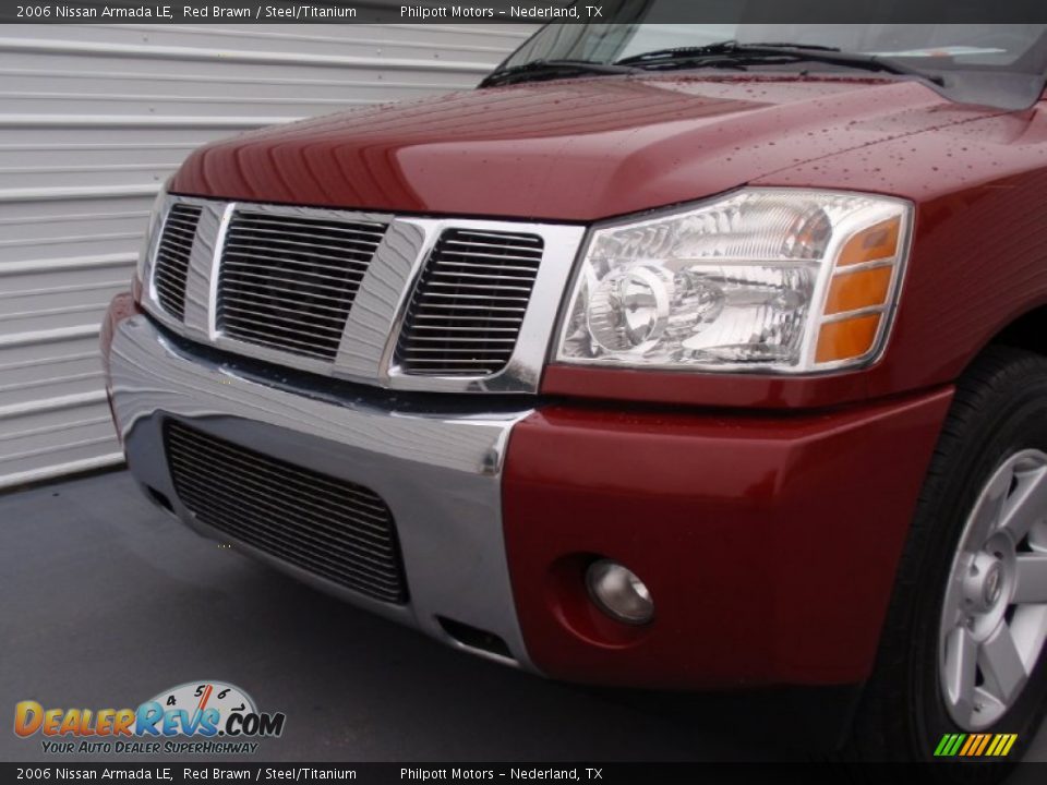 2006 Nissan Armada LE Red Brawn / Steel/Titanium Photo #11