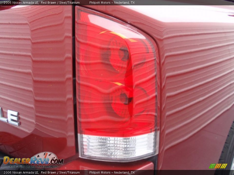 2006 Nissan Armada LE Red Brawn / Steel/Titanium Photo #18