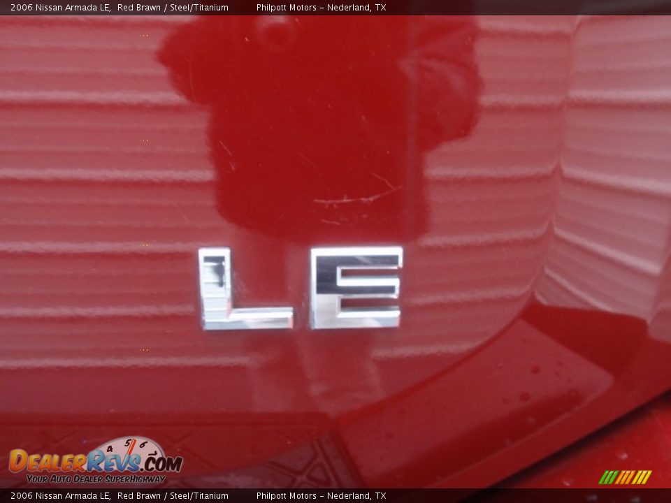 2006 Nissan Armada LE Red Brawn / Steel/Titanium Photo #19