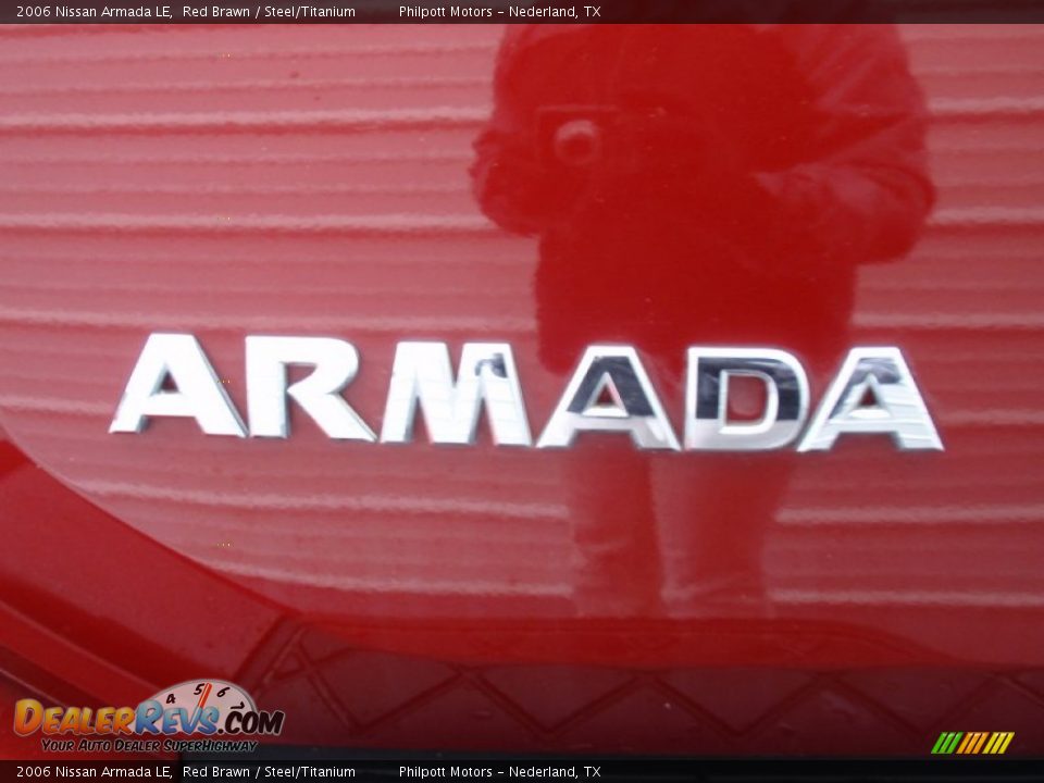 2006 Nissan Armada LE Red Brawn / Steel/Titanium Photo #21