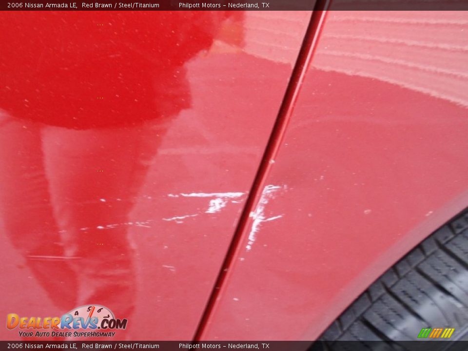 2006 Nissan Armada LE Red Brawn / Steel/Titanium Photo #22