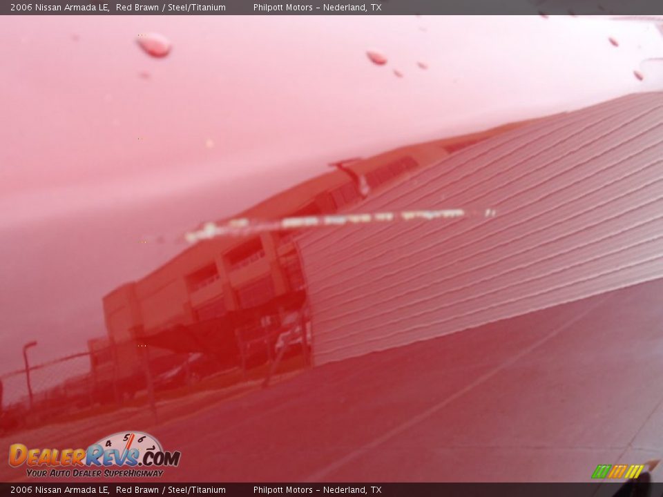 2006 Nissan Armada LE Red Brawn / Steel/Titanium Photo #24