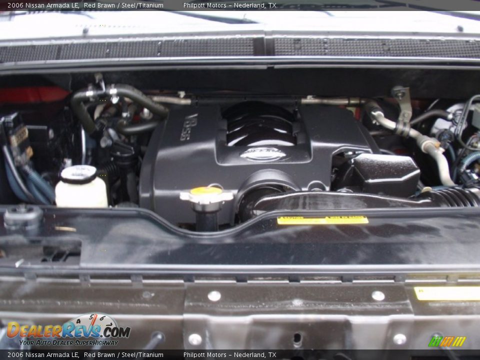 2006 Nissan Armada LE Red Brawn / Steel/Titanium Photo #25