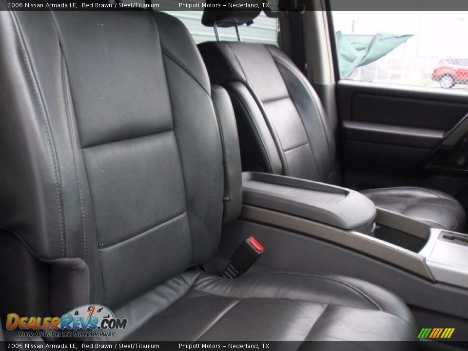 2006 Nissan Armada LE Red Brawn / Steel/Titanium Photo #28