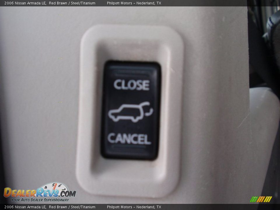 2006 Nissan Armada LE Red Brawn / Steel/Titanium Photo #36