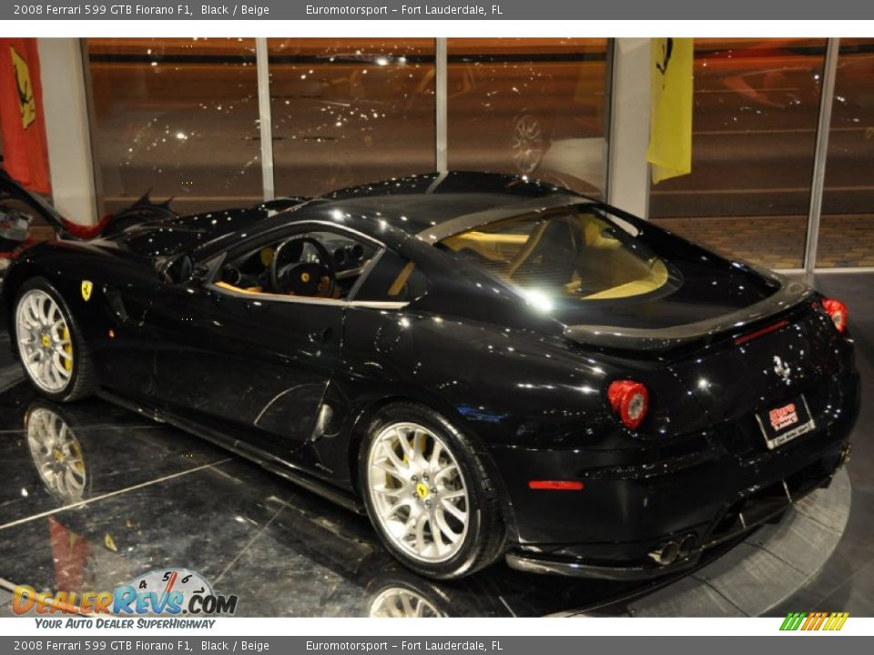 2008 Ferrari 599 GTB Fiorano F1 Black / Beige Photo #4
