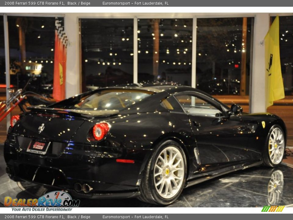 2008 Ferrari 599 GTB Fiorano F1 Black / Beige Photo #29