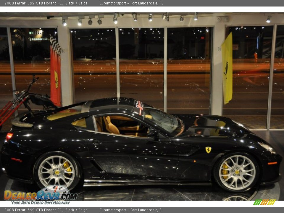 2008 Ferrari 599 GTB Fiorano F1 Black / Beige Photo #31
